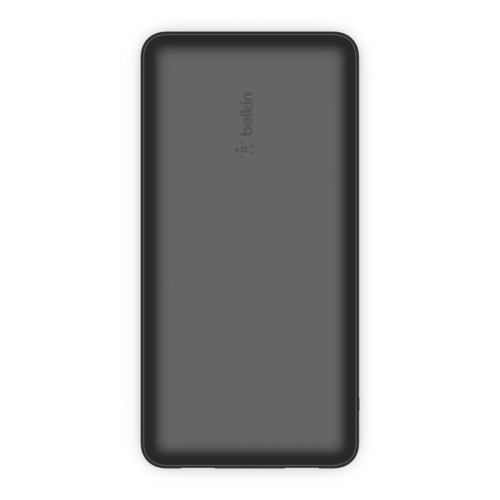 شاحن متنقل بيلكن 20000 مللي أمبير، 15واط ،منفذين USB-C مع سلك - أسود