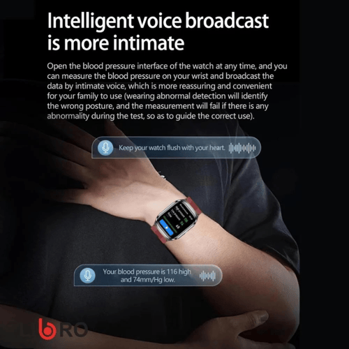 ليبرو - ساعة ذكية LIB-V88 - اسود