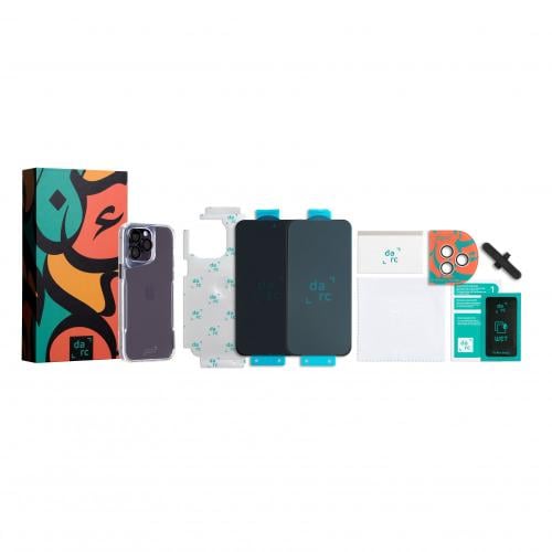 دارك - مجموعة حماية متكاملة 5 في 1 لسلسة ايفون 16...