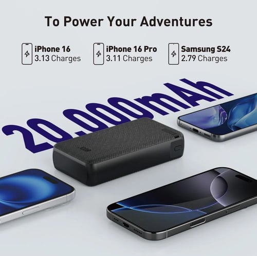 بطارية متنقلة، JODA Nano بقوة 20 واط بسعة 20000 مل...