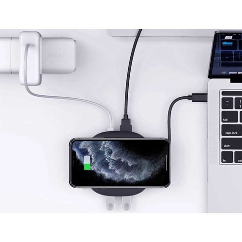 محول نقل بيانات أوكي - USB-C و 5 مخارج بقدرة 100 و...