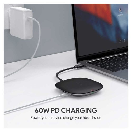 محول نقل بيانات أوكي - USB-C و 5 مخارج بقدرة 100 و...