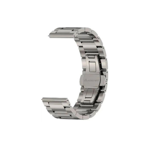 كوسبت - سوار ستانلس فولاذي 22 ملم فضي (متوافق مع ت...