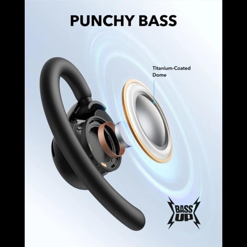 انكر - v20i سماعات أذن لاسلكية ساوندكور - اسود