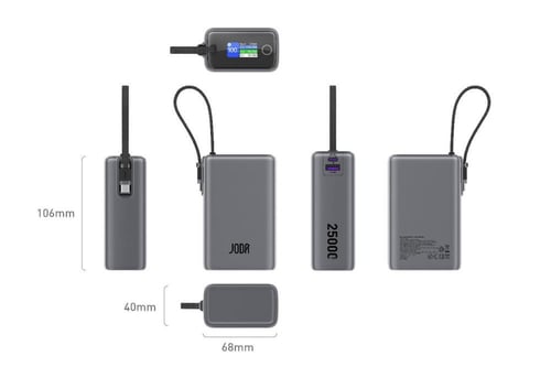 جودا - شاحن متنقل بسعة 25 الف ملي أمبير بقوة 100 و...