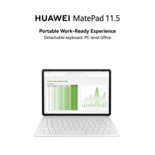 هواوي ميت باد 11.5 بيبر مات، 256 جيجا، مع لوحة مفا...