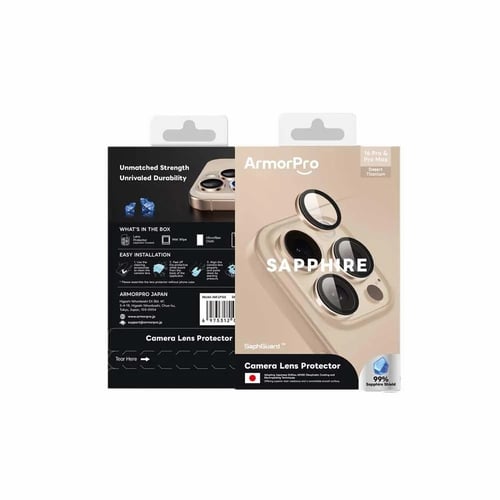 أرمر برو - عدسات ياقوت للايفون 16 برو و 16 برو ماك...