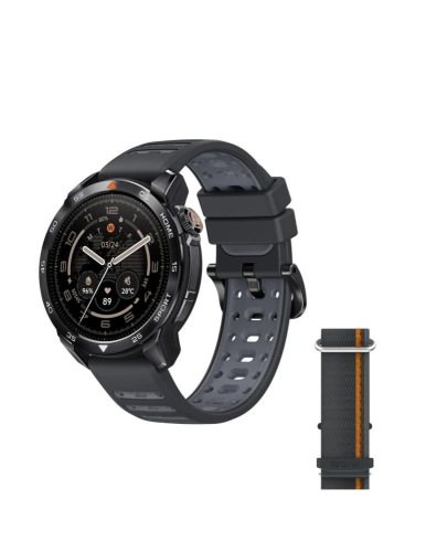 ميبرو - ساعة ذكية GS pro 2 رياضية أنيقة 2 سوار - ج...