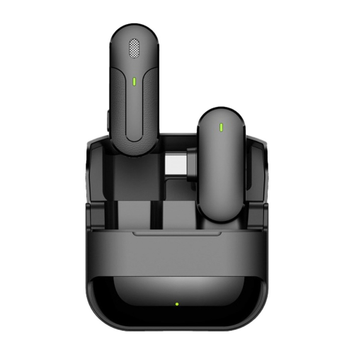 جرين ليون مايكرفون لاسلكي مخرج تايب سي - أسود