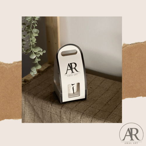 مبخرة الحروف بتأثير رخامي