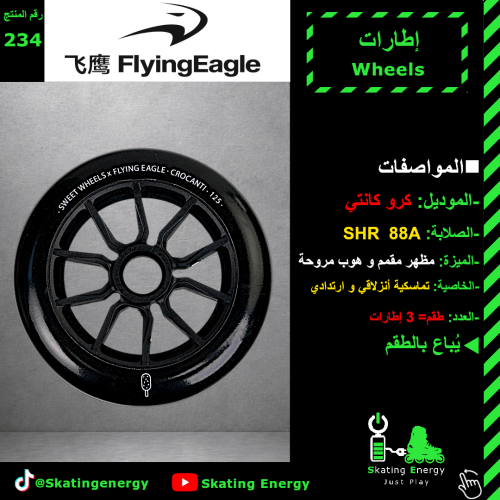 كفرات كرو كانتي (125mm أسود)