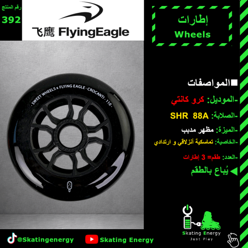 كفرات كرو كانتي (110mm أسود)