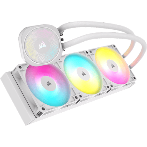 مبرد معالج سائل كورسير NAUTILUS RS ARGB – أبيض