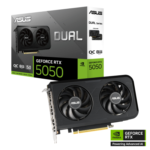 اسوس كرت شاشة للألعاب جيفورس RTX™ 5050 OC, الذاكرة...