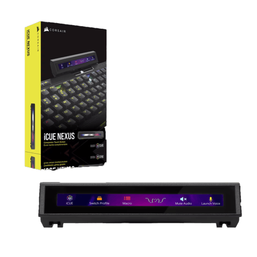 شاشة كورسير iCUE Nexus اللمسية المساعدة – أسود