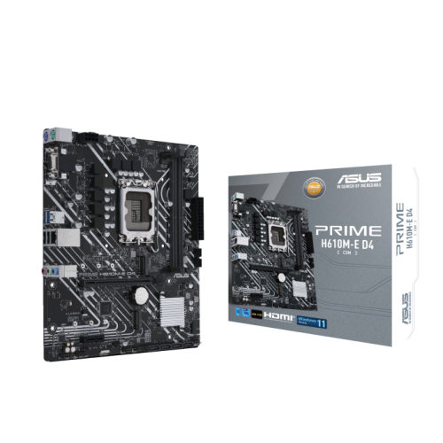 لوحة أم أسوس برايم H610M-E D4-CSM بمقبس LGA 1700 ب...