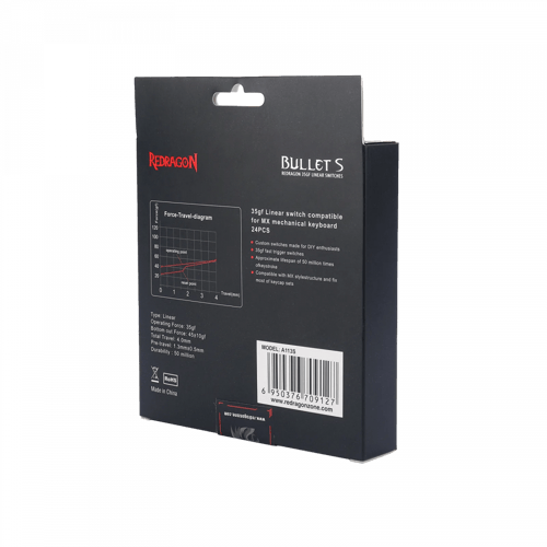 ريد دراجون BULLET-S سويتش ميكانيكي - 24 قطعة