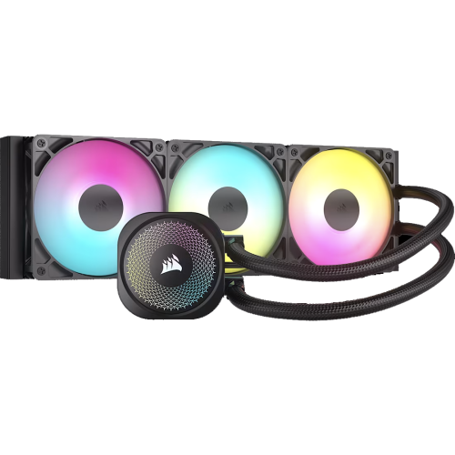 مبرد معالج سائل كورسير NAUTILUS RS ARGB – أسود