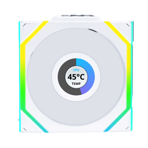 مراوح ليان لي UNI FAN SL LCD مع شاشة LCD 1.6 بوصة،...
