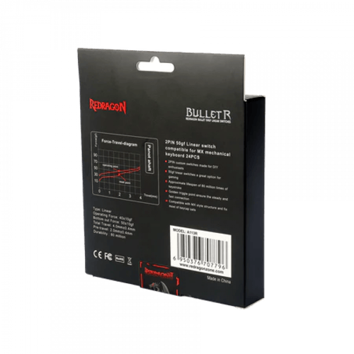 ريد دراجون BULLET-R سويتش ميكانيكي - 24 قطعة