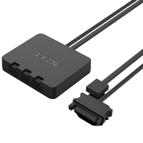 مروحة NZXT F120 RGB DUO حجم 120 ملم 3 قطع - أسود