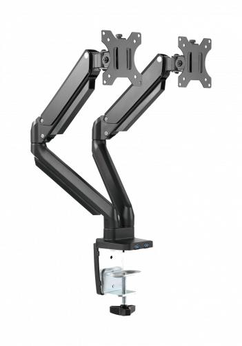 تويستد مايندز حامل شاشة مزدوج - اسود