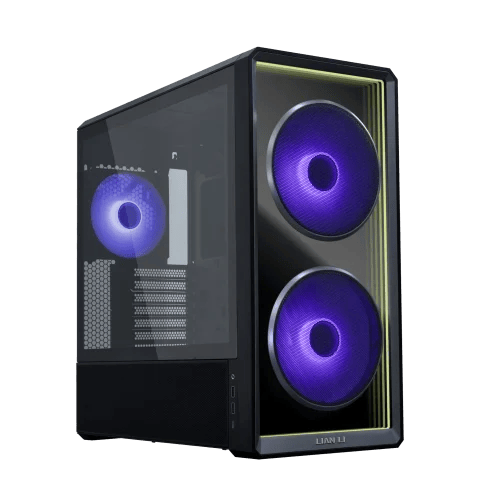 Lian Li LANCOOL 217 INF Mid-Tower PC Case with Infinity Mirror ARGB Fans Pre-Installed 170 mm Front Fans BTF Motherboard Support a...