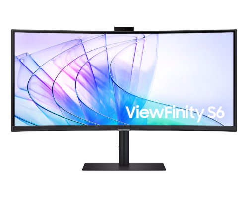 شاشة سامسونج S65VC منحنية 34 بوصة Ultra WQHD، معدل...