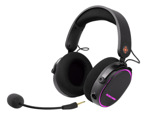 سماعة الألعاب اللاسلكية ديلكاتو DH420، بإضاءة RGB،...