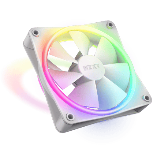 مروحة NZXT F140 RGB DUO حجم 140 ملم 2 قطع مع كنترو...