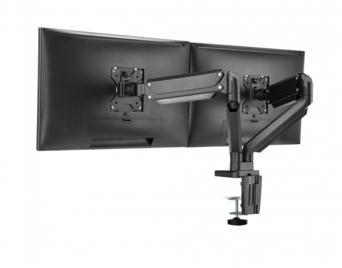 تويستد مايندز حامل شاشة مزدوج - اسود