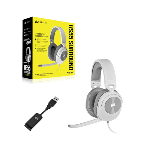 سماعات راس سلكية للألعاب HS55 محيطية 7.1 من كورسير