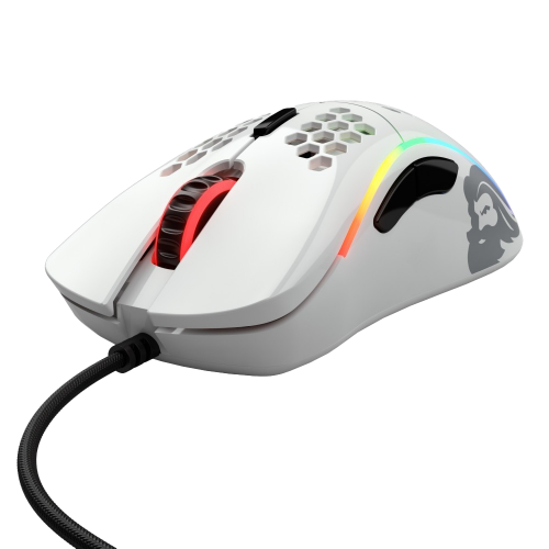 قولوريوس ماوس العاب موديل دي - ابيض لامع