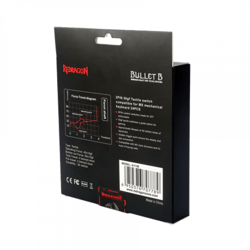 ريد دراجون BULLET-B سويتش ميكانيكي - 24 قطعة