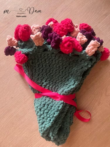 مفرش بوكيه الورد