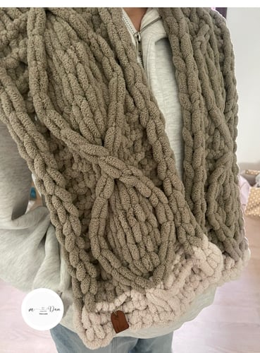 شال صوف ناعم جدا فاخر