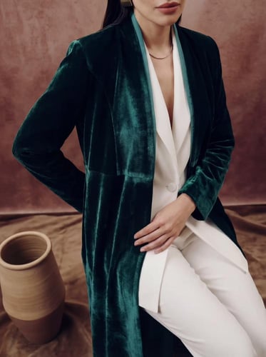 Blue Turquoise Velvet