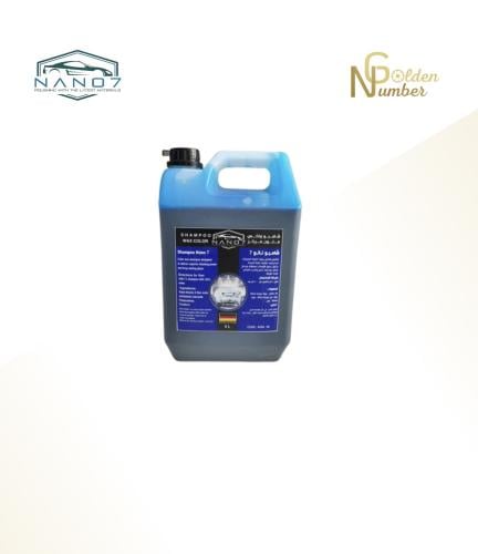 شامبو واكس برغوة ولمعة عالية NANO7 ملون ازرق 5L