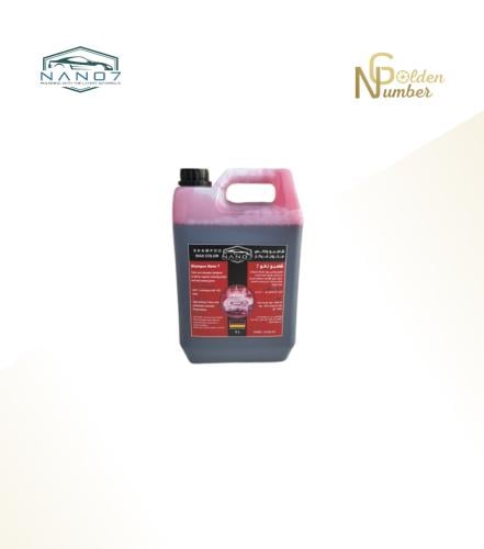 شامبو واكس برغوة ولمعة عالية NANO7 ملون احمر 5L