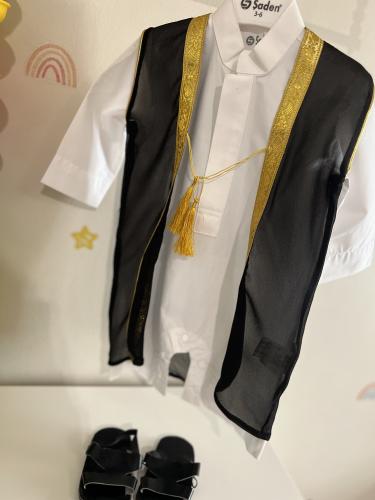 ثوب افرول بدون بشت