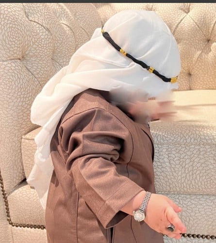 طقم غتره و عقال يتصغر حسب حجم الرأس