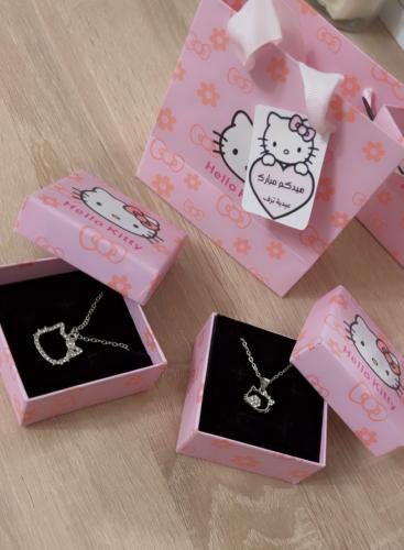 سلسال مع بوكس وكيس هيلو كيتي توزيعات أطفال مع ثيم...