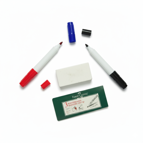 اقلام سبورة بيضاء رأس مشطوف طقم 3 لون FCM/1597/3P