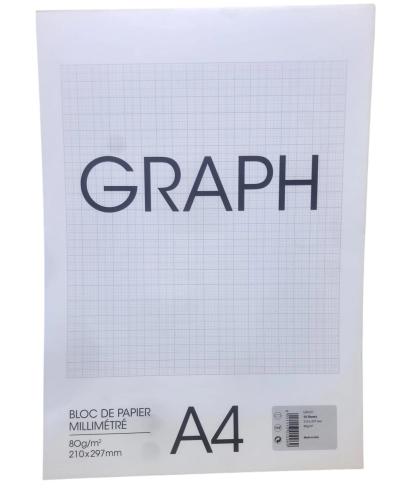 دفتر مرسم بياني A4-80G-ورقة50