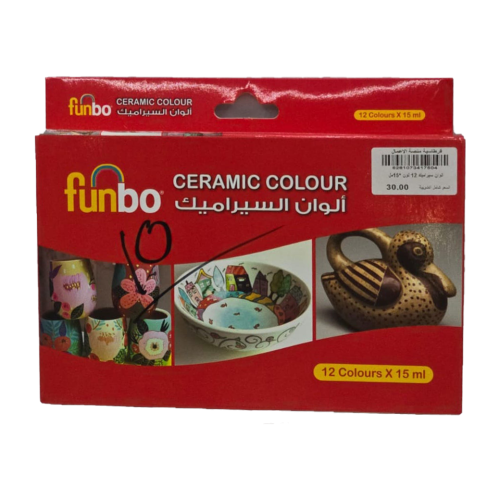 الوان سيراميك 12 لون *15مل