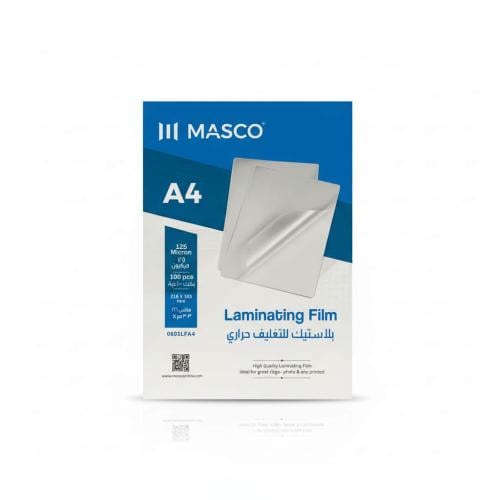 تغليف حراري بلاستيك A4 شد 100 مقاس LFA 4 ماسكو 060...