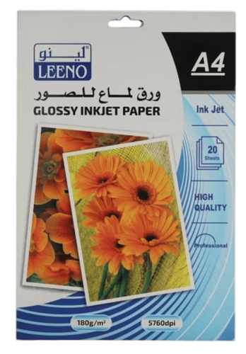 ورق لماع للصور A4-180G Leeno LE-1619