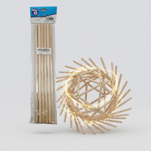 اعواد خشبية دائرية وسط BQ 8523