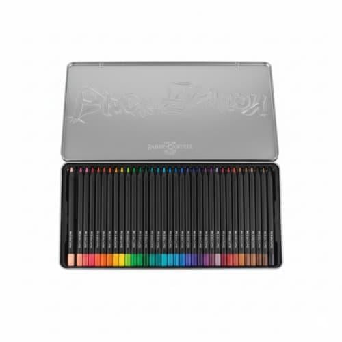 FC Colour Pencils Black Edition Flat Tin of 36