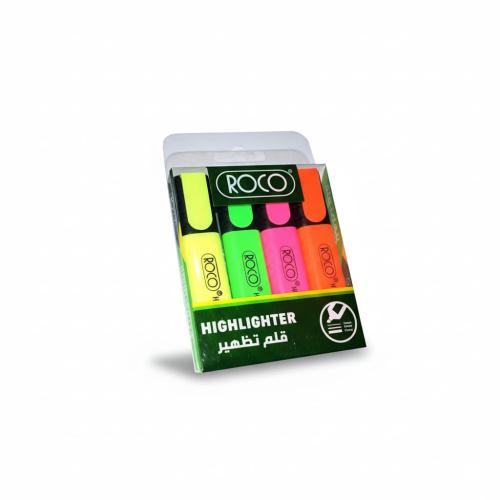 طقم قلم مظهر 4 لون Roco RQ-29055st4